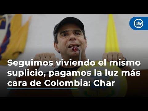 Seguimos viviendo el mismo suplicio, pagamos la luz más cara de toda Colombia: Alejandro Char