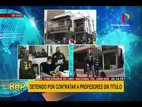 Desarticulan red criminal que operaba dentro de Universidad Tecnológica de Lima Sur