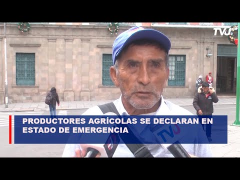 Productores agrícolas se declaran en estado de emergencia ante la toma de sus predios