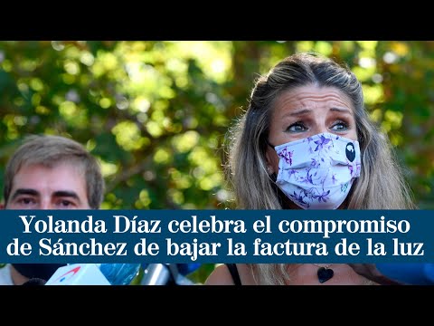 Díaz celebra que Sánchez se comprometa a bajar el precio de la luz y rechaza una empresa pública