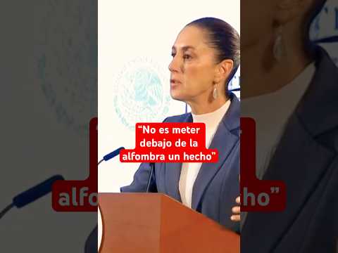 Sheinbaum habla sobre de la falta de respeto del gobierno de España a México #shorts