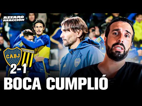 BOCA CUMPLIÓ (LE GANÓ 2-1 A ALMIRANTE BROWN POR COPA ARGENTINA) / AZZARO REACCIÓN