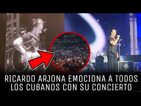 Ricardo Arjona y el emotivo gesto que mostró a sus fans Cubanos