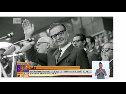 Presidente de Cuba recuerda Golpe Militar contra Allende