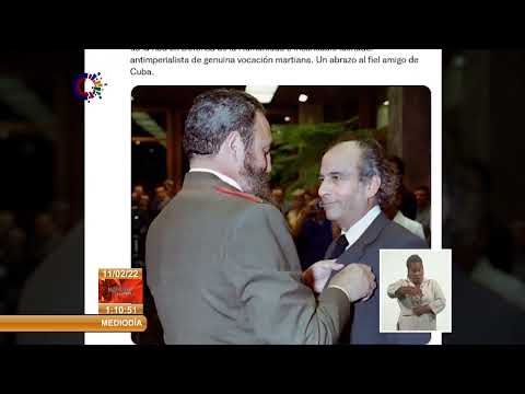 Presidente de Cuba felicita al intelectual mexicano Pablo González Casanova