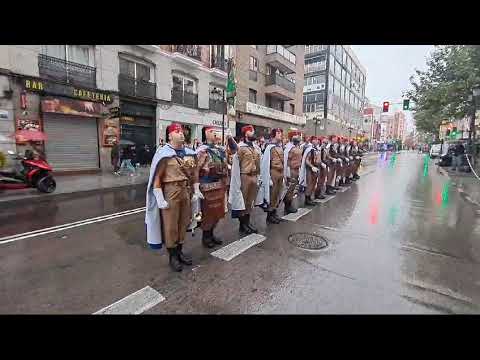 Así suena el Himno de Regulares en Madrid