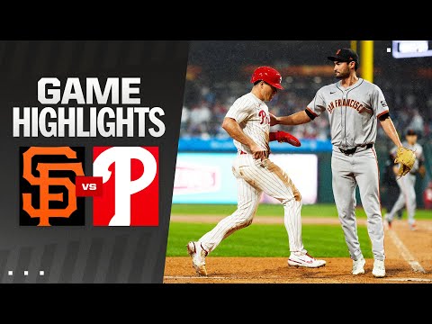 Giants vs. Phillies Game Highlights (5/4/24) | MLB Highlights
