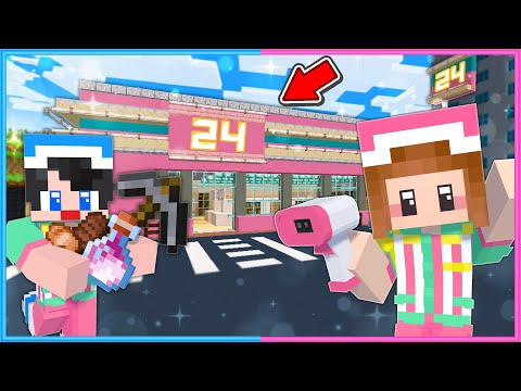 ぴのがコンビニを新しくオープンしました！🏪✨【 マイクラ / Minecraft 】