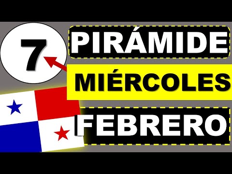 Pirámide de la Lotería de Panamá Hoy para Miércoles 7 Febrero 2024 Decenas Suerte Sorteo Miercolito