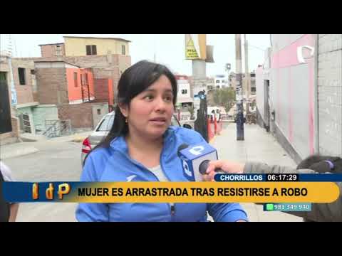 Mujer es arrastrada tras resistirse a robo en Chorrillos