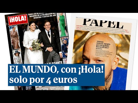 El MUNDO refuerza su oferta: los domingos el periódico más la revista ¡Hola! por 4 euros