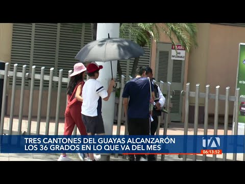 Guayaquil mantendrá altas temperaturas en esta última semana de marzo