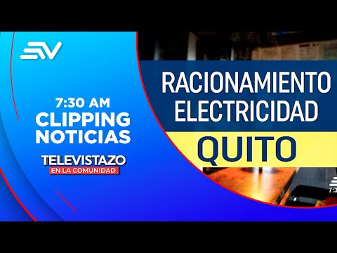 Conozca los horarios de cortes de luz en Quito | Televistazo | Ecuavisa