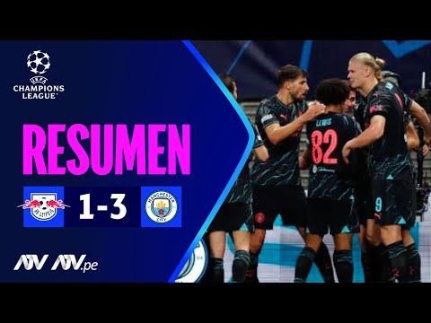 Resumen y goles del RB LEIPZIG 1 - 3 MANCHESTER CITY, fase de grupos de la Champions League