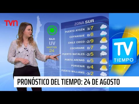 Pronóstico del tiempo: Martes 24 de agosto | TV Tiempo