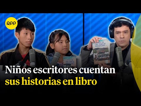 'Voces de San Juan de Miraflores': Niños escritores cuentan sus historias en un libro