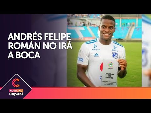 Andrés Felipe Román no irá al Boca Juniors de Argentina