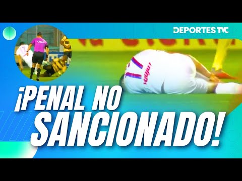 El claro penal no sancionado para Olimpia ante Real España en la vuelta del Repechaje