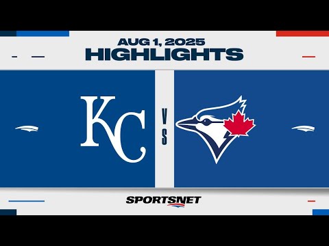 MLB Highlights | Royals vs. Blue Jays - August 1, 2025