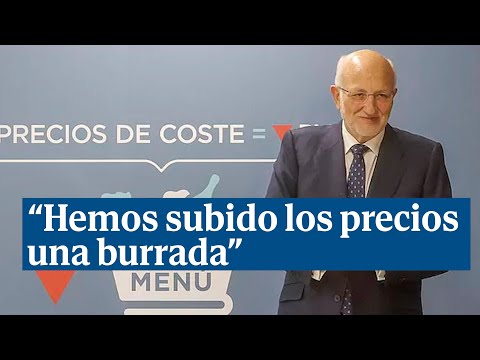 Juan Roig: Hemos subido los precios una burrada, pero no hacerlo habría sido un desastre