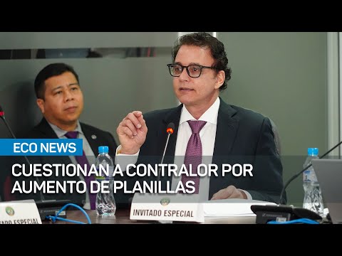 Contralor Gerardo Solís es cuestionado en la comisión de presupuesto |  #EcoNews