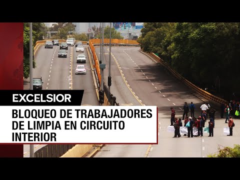 Trabajadores de limpia reabren un sentido de Circuito Interior