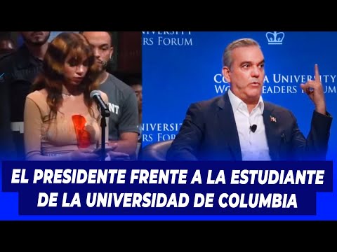 Presidente y estudiante de Columbia: un encuentro inesperado