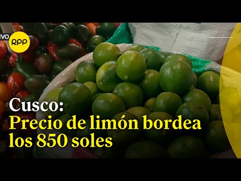 Cusco: Venden saco de limón hasta en 850 soles