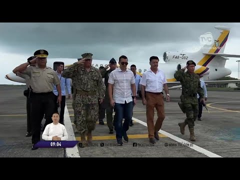 Presidente Daniel Noboa cumplió actividades en la provincia de Manabí