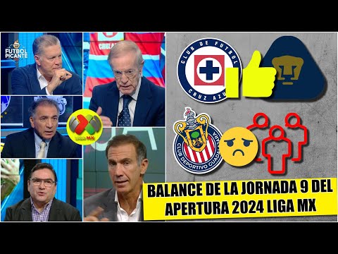 CRUZ AZUL y PUMAS, lo bueno. CHIVAS y poca asistencia fanáticos, lo malo de FECHA 9 | Futbol Picante