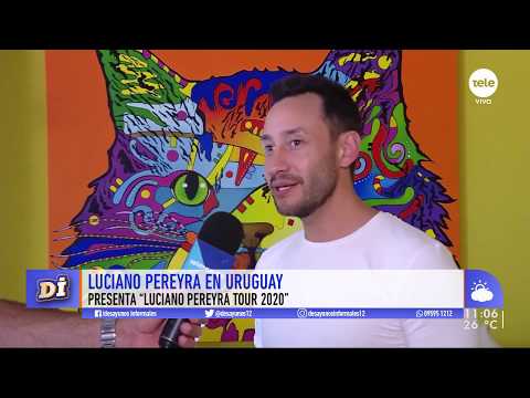 Luciano Pereyra se presenta en Uruguay con su tour 2020