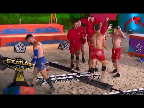 El Equipo Rojo busca el Match Point en el circuito de la Caja Negra | Exatlón EE.UU All-Stars 2024