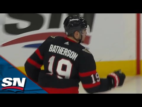 Senators Drake Batherson Shows Off Patience Before Beating Juuse Saros