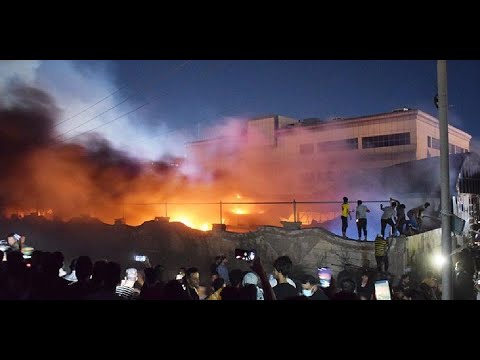 Voraz incendio afecta a hospital de Irak