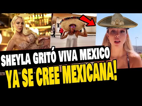 SHEYLA ROJAS YA SE SIENTE MEXICANA Y GRITÓ VIVA MÉXICO EN FIESTA MARIACHI