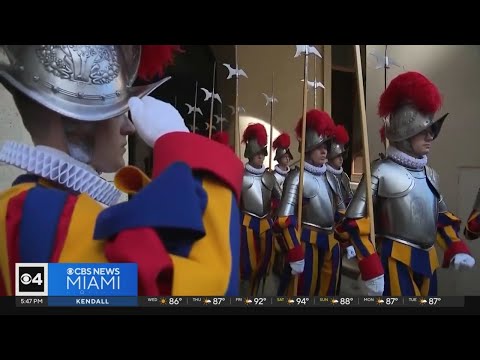 The Pope has new Swiss Guards