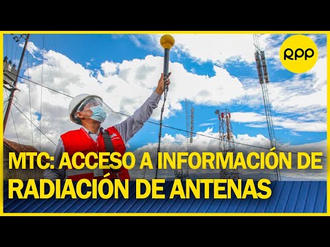 MTC: Ciudadanos accederán a información sobre medición de radiación de antenas de telecomunicaciones