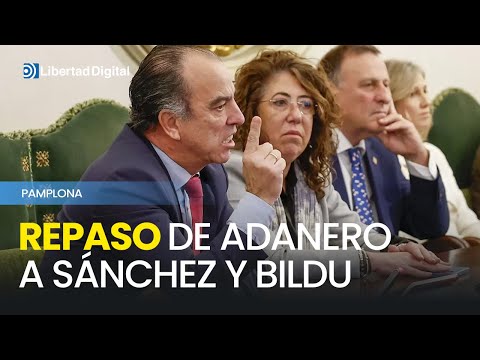 Repaso monumental de Adanero a Sánchez y Bildu en Pamplona