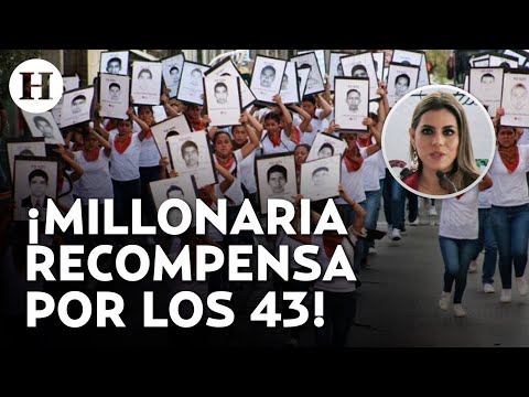 Evelin Salgado ofrece recompensa a quién aporte información sobre los 43 estudiantes de Ayotzinapa