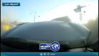 سائق شاحنة يتسبب بكارثة