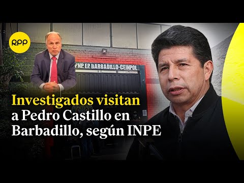 Pedro Castillo recibe visitas de investigados, según el INPE