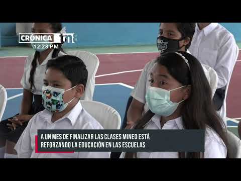 Anuncian actividades en Nicaragua a pocos días de finalizar el año lectivo 2021