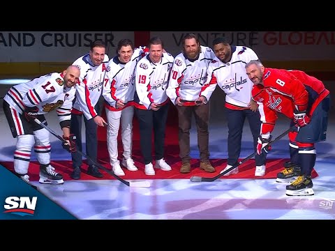 Washington Capitals Special Pre-Game Puck Drop Ceremony