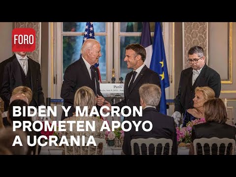 Biden y Macron aseguran apoyo a Ucrania en reunión en París - Las Noticias
