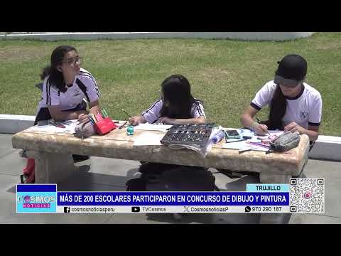 Trujillo: más de 200 escolares participaron en concurso de dibujo y pintura