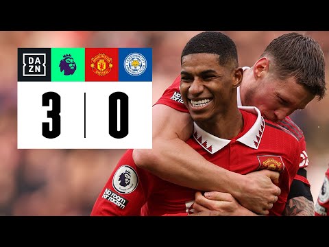 Manchester United vs Leicester (3-0) | Resumen y goles | Highlights Premier League