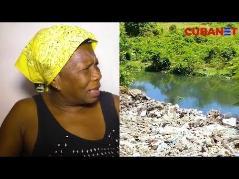 Vecinos denuncian a organismos estatales cubanos que tiran basura en las márgenes de un río