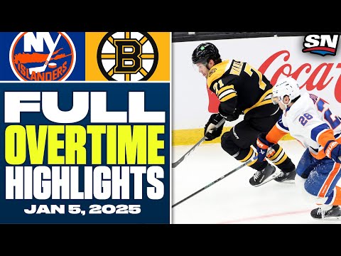 New York Islanders at Boston Bruins | FULL Overtime Highlights - January 5, 2025