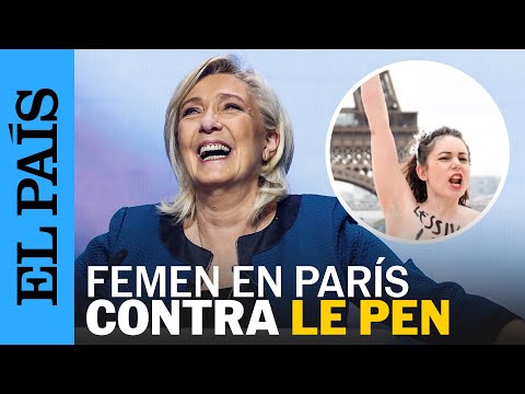 ELECCIONES FRANCIA | Activistas de Femen se manifiestan contra la extrema derecha de Marine Le Pen
