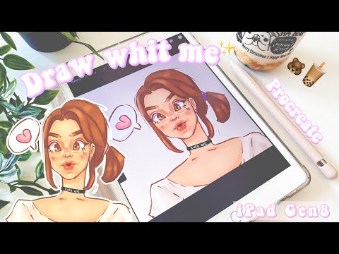 Draw-whit-me-🤍✨i-pad-gen8-วาดร Draw-whit-me-🤍✨i-pad-gen8-วาดร